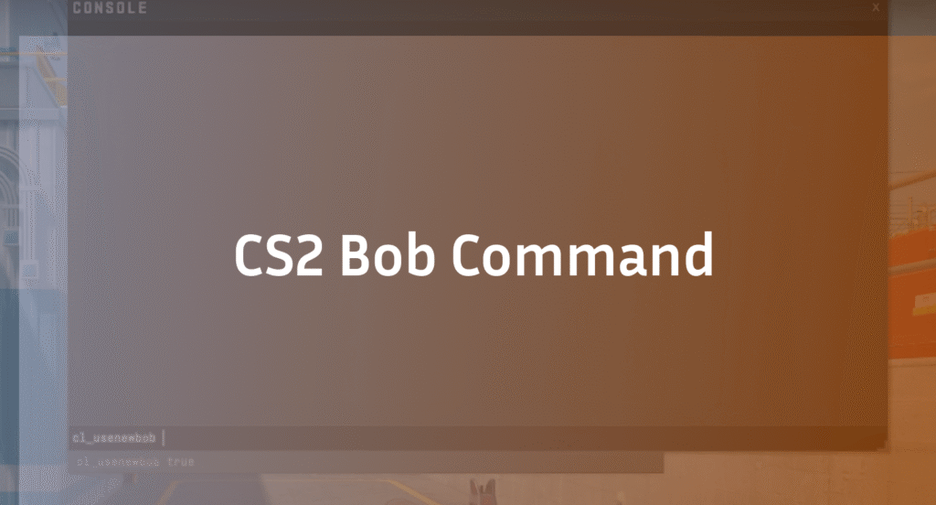 CS2 Bob Command: How to Disable Screen Shake?