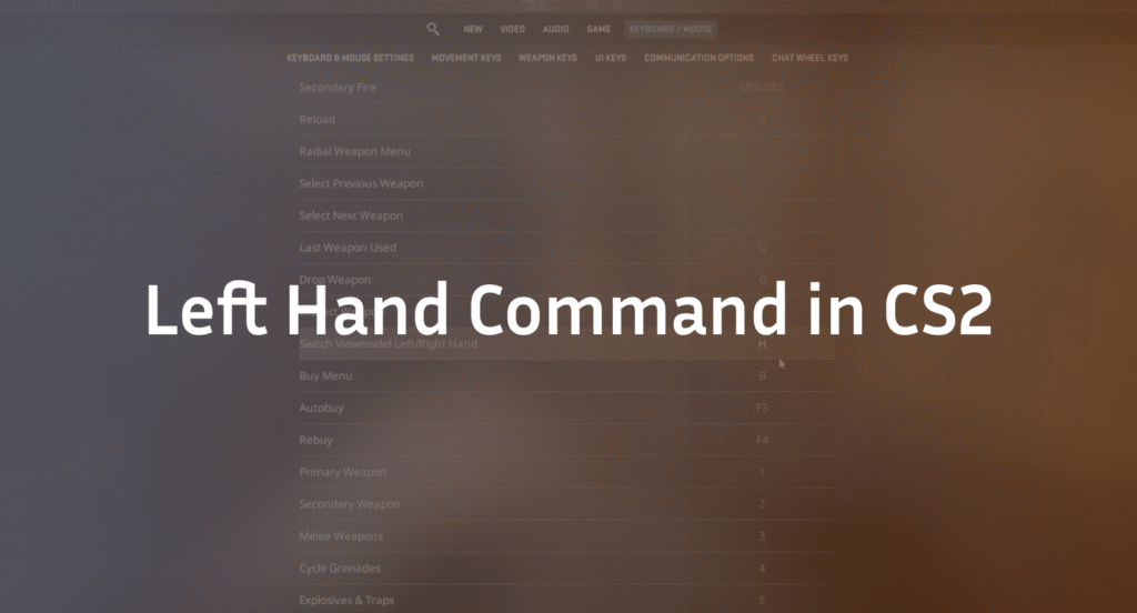 Left Hand Command CS2 – Switch Hands Easily