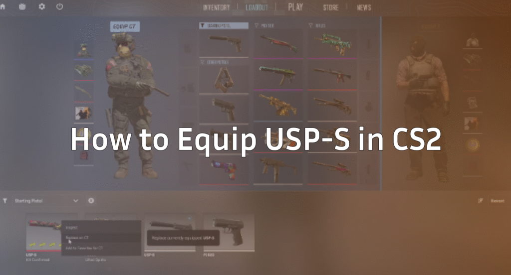 How to Equip USP-S in CS2: Change CT Starting Pistol