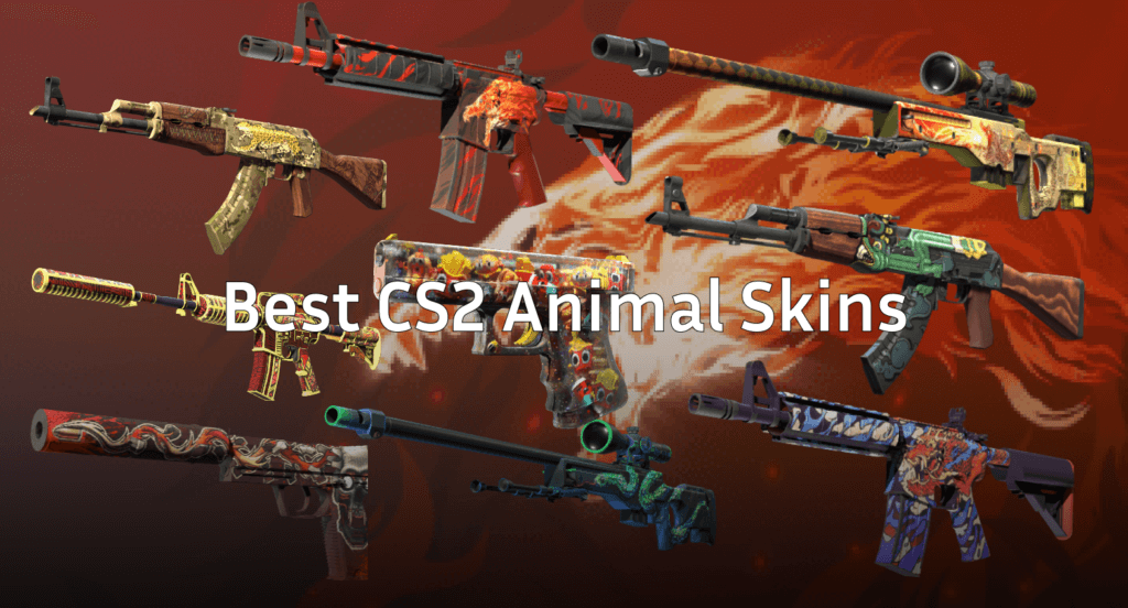 Best CS2 Animal Skins – Wolves, Dragons & More