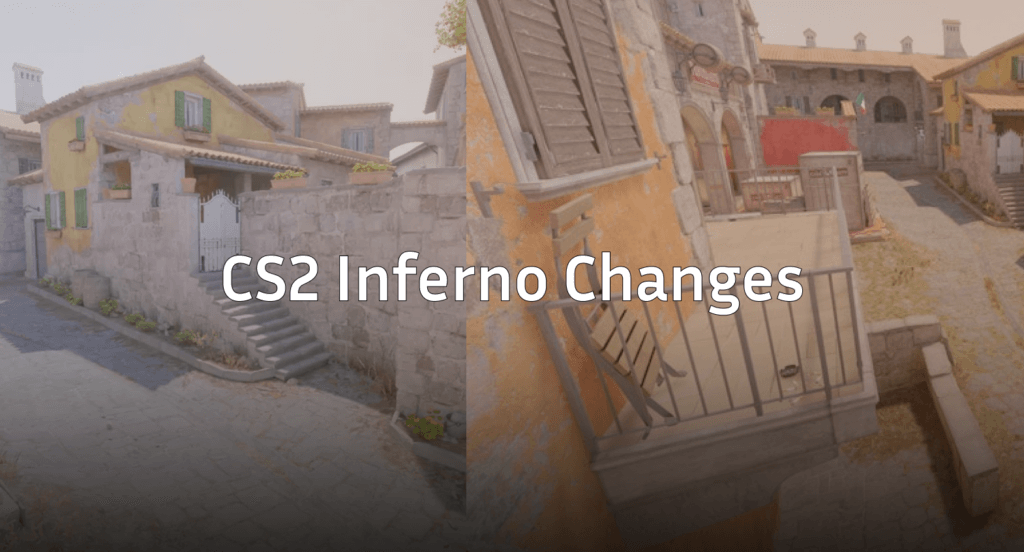 CS2 Inferno Changes: New Balcony, A Site & More