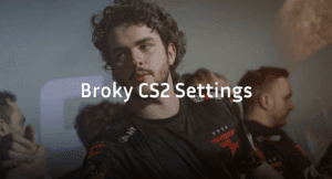 Broky CS2 Settings – Crosshair, Sensitivity & Config