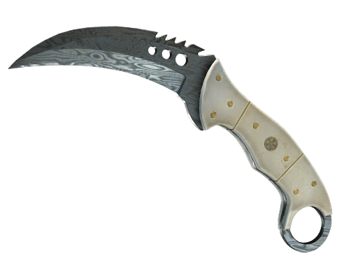 ★ Talon Knife | Damascus Steel - Battle-Scarred