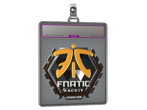 Sticker Slab | Fnatic (Foil) | London 2018