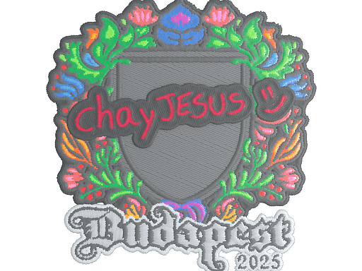 Sticker | chayJESUS (Embroidered) | Budapest 2025