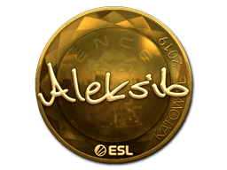 Sticker | Aleksib (Gold) | Katowice 2019