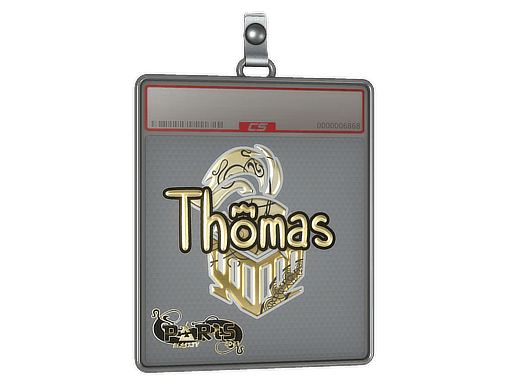 Sticker Slab | Thomas (Gold) | Paris 2023