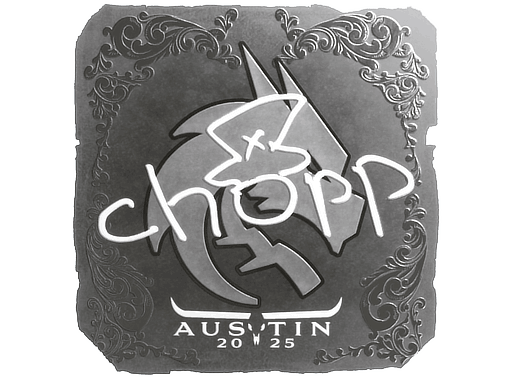 Sticker | chopper (Foil) | Austin 2025
