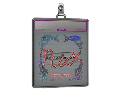 Sticker Slab | nicx (Holo) | Austin 2025