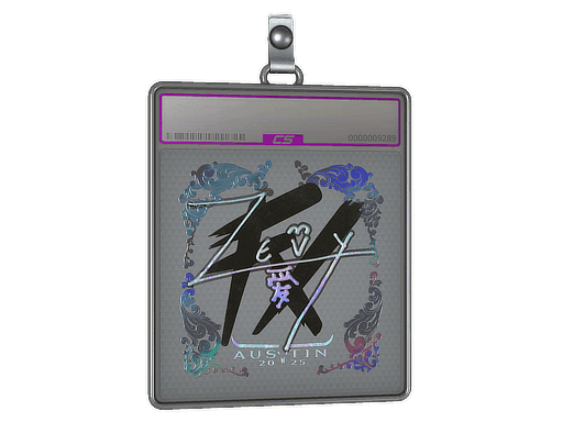 Sticker Slab | zevy (Holo) | Austin 2025