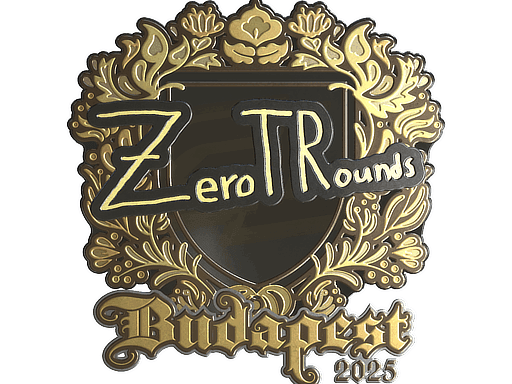 Sticker | ztr (Gold) | Budapest 2025