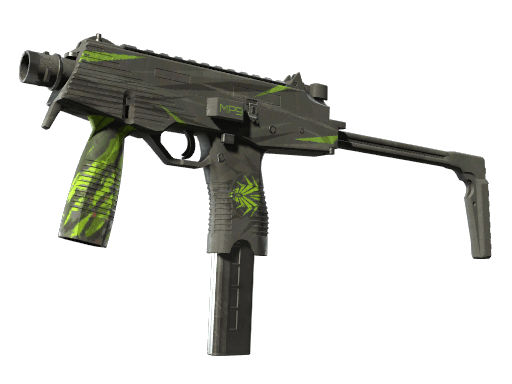 MP9 | Deadly Poison - Battle-Scarred
