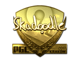 Sticker | Skadoodle (Gold) | Krakow 2017