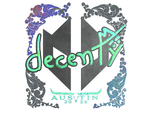 Sticker | decenty (Holo) | Austin 2025