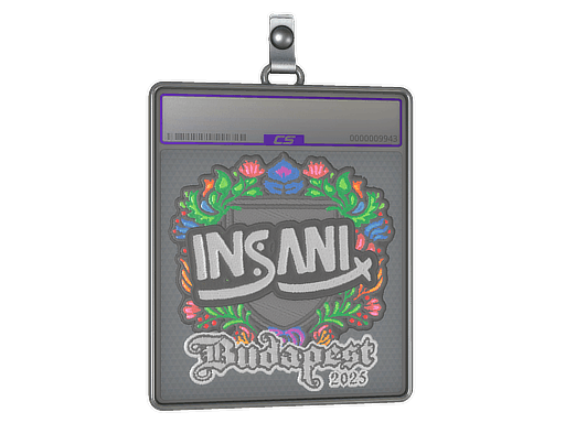 Sticker Slab | insani (Embroidered) | Budapest 2025