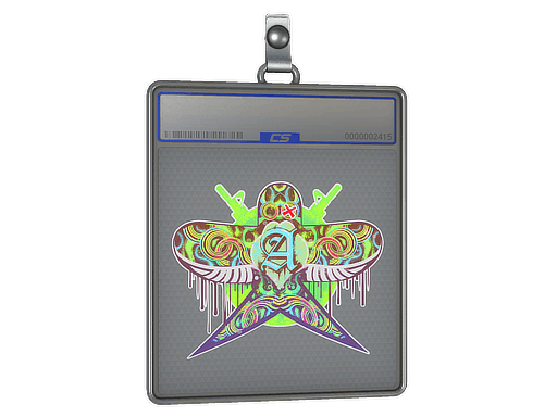 Sticker Slab | Green Swallow