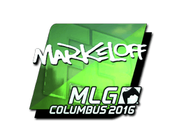 Sticker | markeloff (Foil) | MLG Columbus 2016