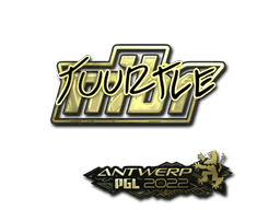 Sticker | Tuurtle (Gold) | Antwerp 2022