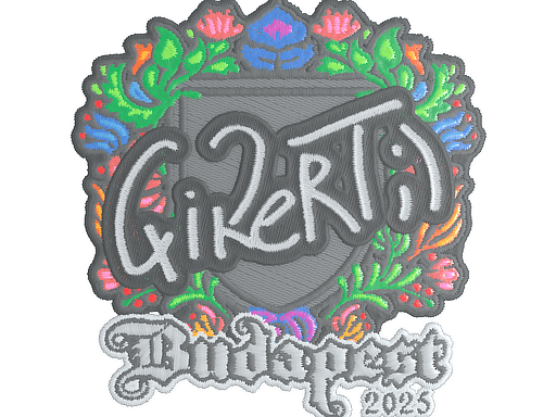 Sticker | qikert (Embroidered) | Budapest 2025