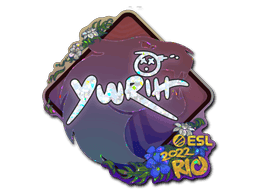 Sticker | yuurih (Glitter) | Rio 2022