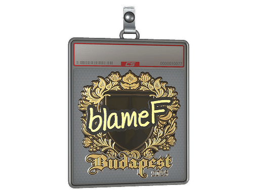 Sticker Slab | blameF (Gold) | Budapest 2025