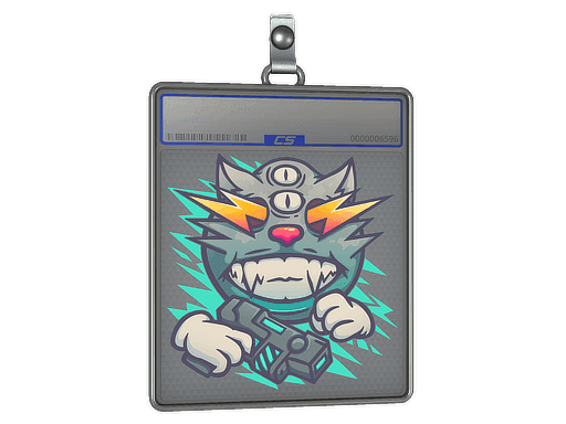 Sticker Slab | Zap Cat