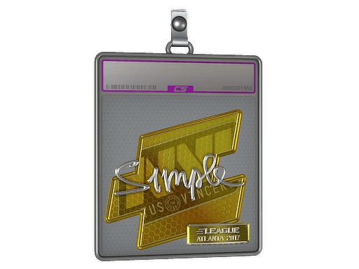 Sticker Slab | s1mple (Foil) | Atlanta 2017