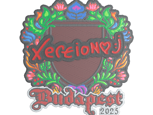 Sticker | xertioN (Embroidered) | Budapest 2025