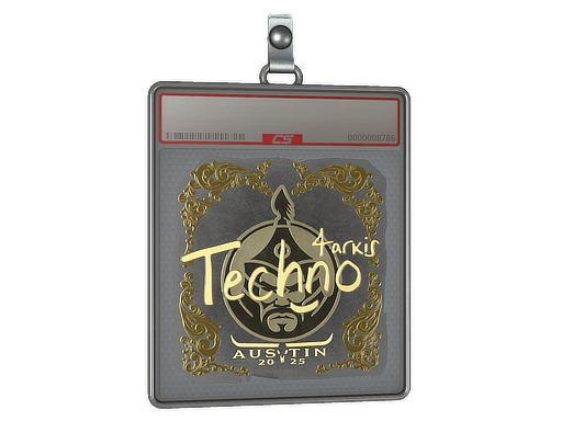Sticker Slab | Techno4K (Gold) | Austin 2025