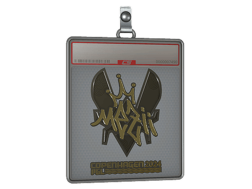 Sticker Slab | mezii (Gold) | Copenhagen 2024