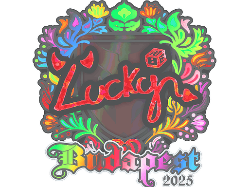 Sticker | Lucky (Holo) | Budapest 2025