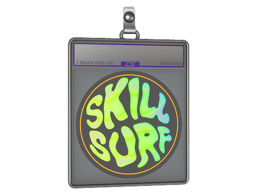 Sticker Slab | Ocean Sunset Skill Surf (Holo)