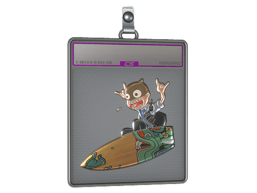 Sticker Slab | Fire Serpent Surf K (Foil)