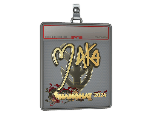 Sticker Slab | Maka (Gold) | Shanghai 2024