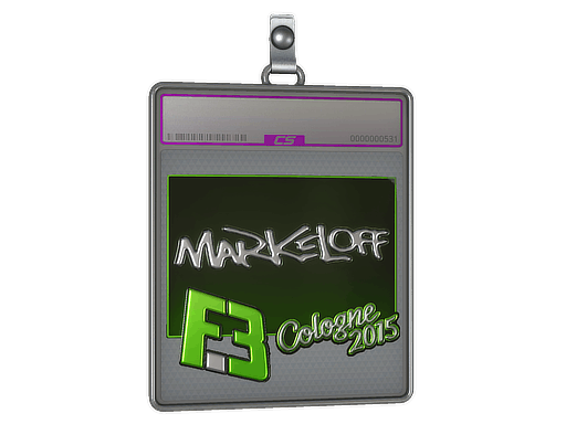 Sticker Slab | markeloff (Foil) | Cologne 2015