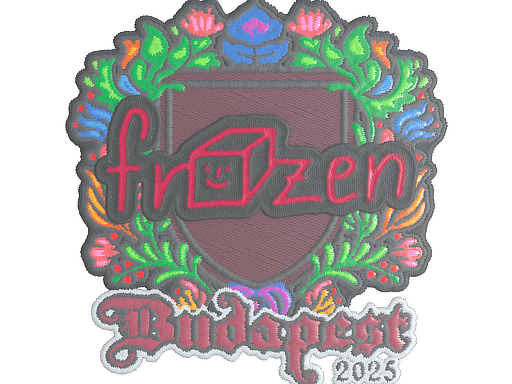 Sticker | frozen (Embroidered) | Budapest 2025