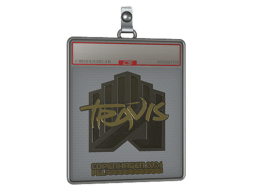 Sticker Slab | TRAVIS (Gold) | Copenhagen 2024