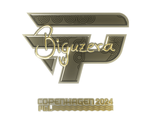 Sticker | biguzera (Gold) | Copenhagen 2024