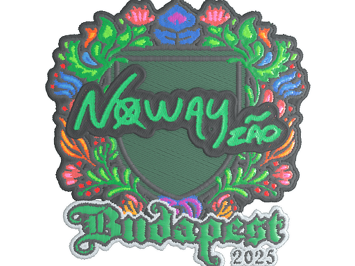 Sticker | noway (Embroidered) | Budapest 2025