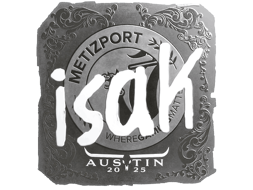 Sticker | isak (Foil) | Austin 2025