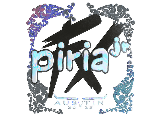 Sticker | piriajr (Holo) | Austin 2025