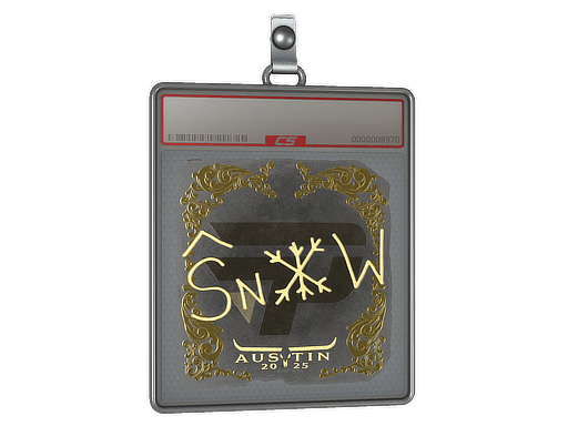 Sticker Slab | snow (Gold) | Austin 2025