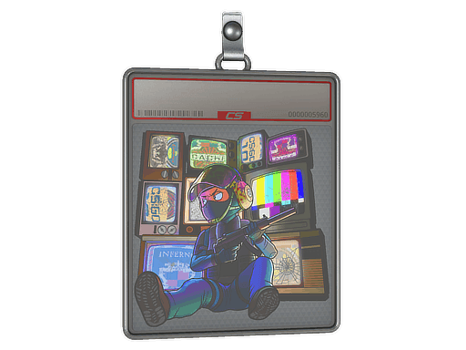 Sticker Slab | TV Installation (Lenticular)