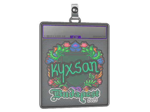 Sticker Slab | kyxsan (Embroidered) | Budapest 2025