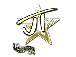 Sticker | JT (Gold) | Paris 2023