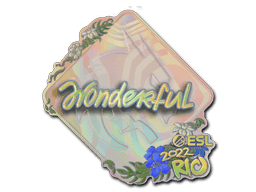Sticker | w0nderful (Holo) | Rio 2022