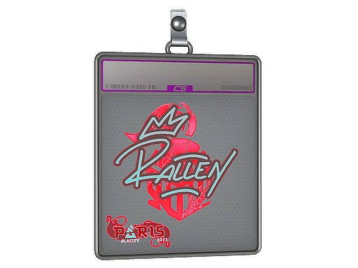 Sticker Slab | rallen (Holo) | Paris 2023