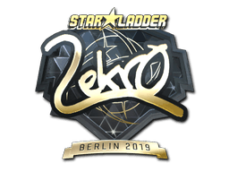 Sticker | Lekr0 (Gold) | Berlin 2019
