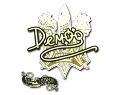 Sticker | DemQQ (Gold) | Paris 2023