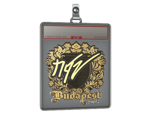 Sticker Slab | NQZ (Gold) | Budapest 2025